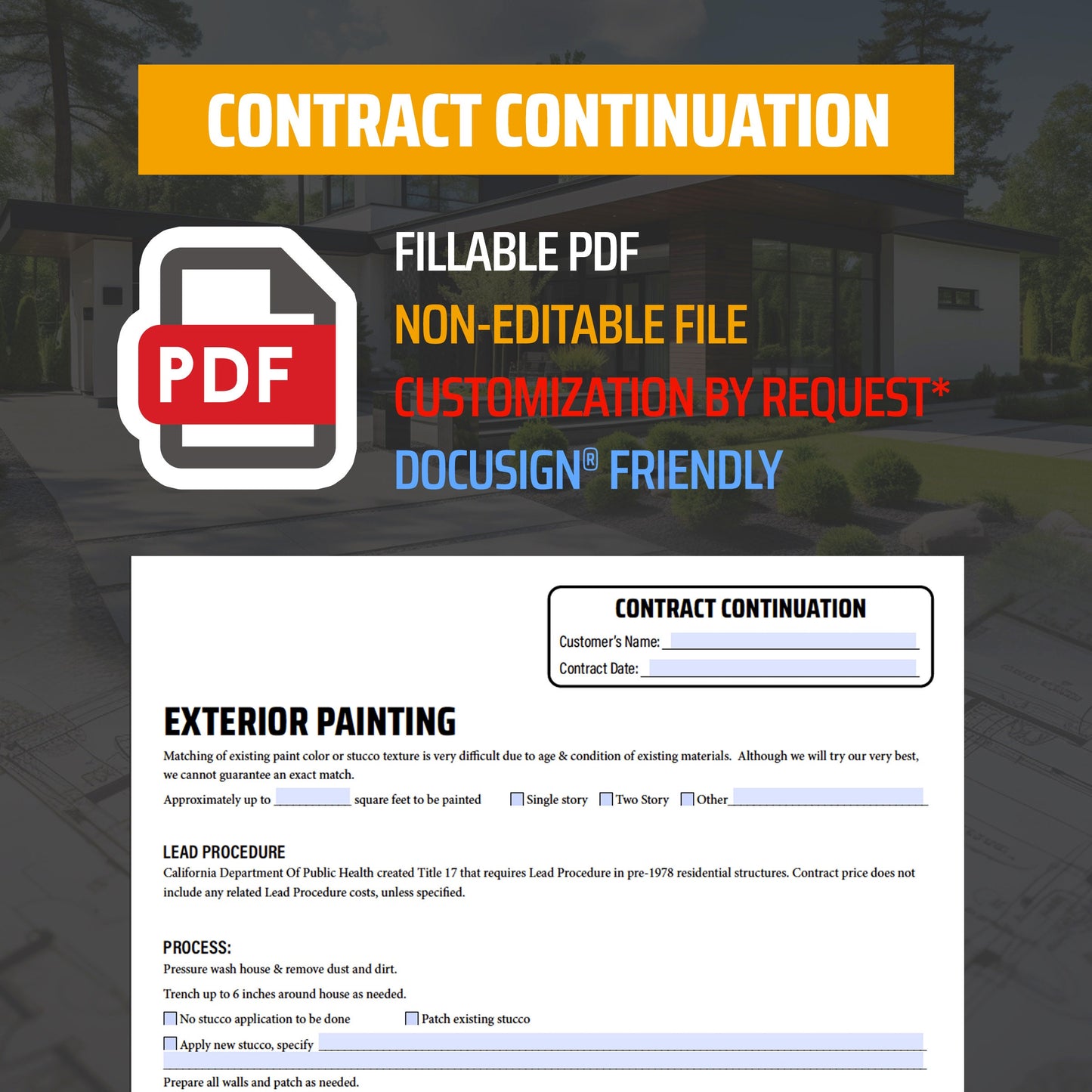 PDF PAINTING Interior & Exterior Addendum - Remodeling