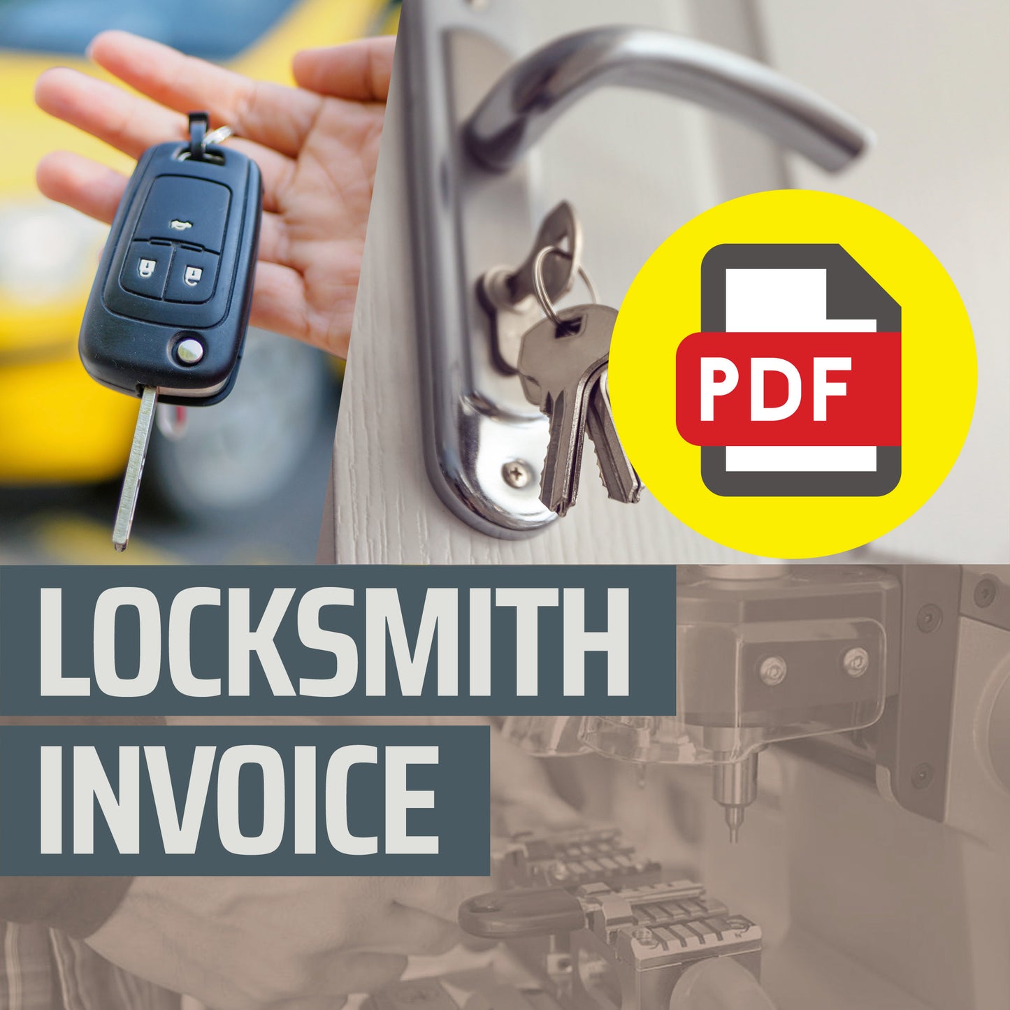 PDF Locksmith Services Invoice